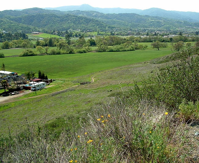 Calero Creek Trail from the Stile Ranch Trail