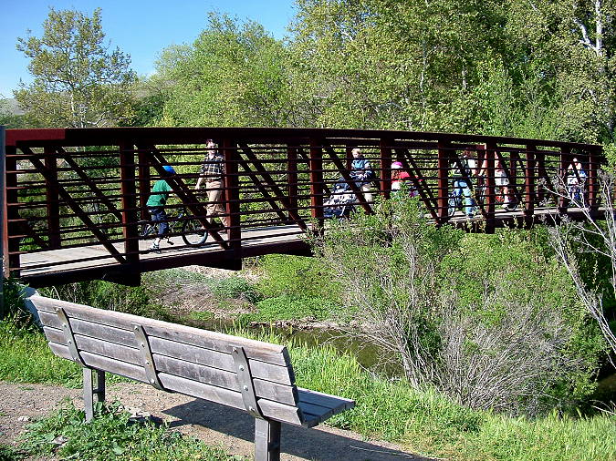 Bridge over Alamitos Creek