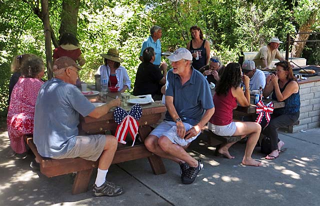 4th of July 2016 picnic at the New Amaden Community Center