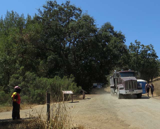 Dump truck on the Senador Mine Trail